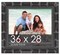 36x28 Wide Bamboo Picture Frame with UV-Resistant Acrylic & Acid Free Backing, Available in 4 Finishes - Brown, Black, Silver, and Natural